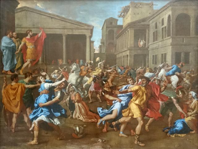 Nicolas Poussin - The abduction of the Sabine women