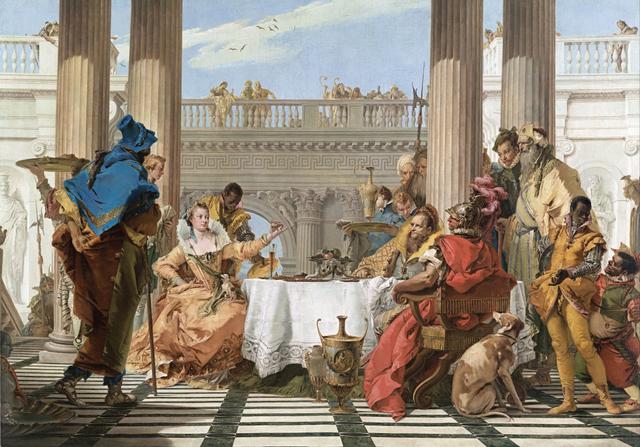 Giovanni Battista Tiepolo - The banquet of Cleopatra