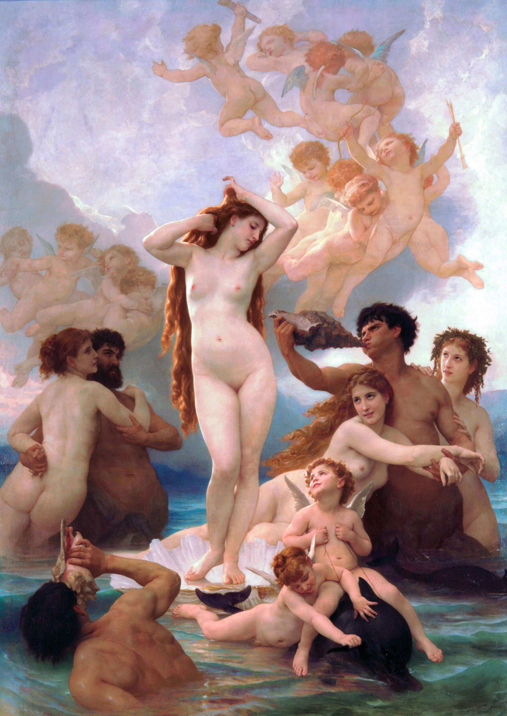 William-Adolphe Bouguereau - The birth of Venus