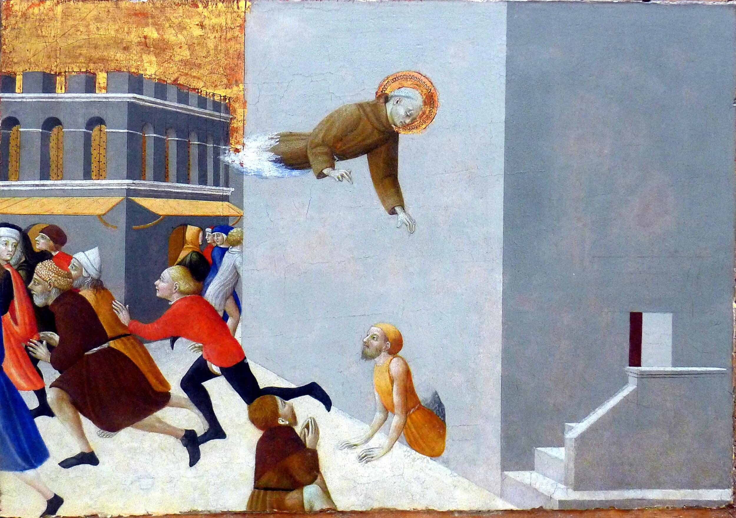 Stefano  di Giovanni (aka Sassetta) - The Blessed Ranieri Frees the Poor from a Prison in Florence