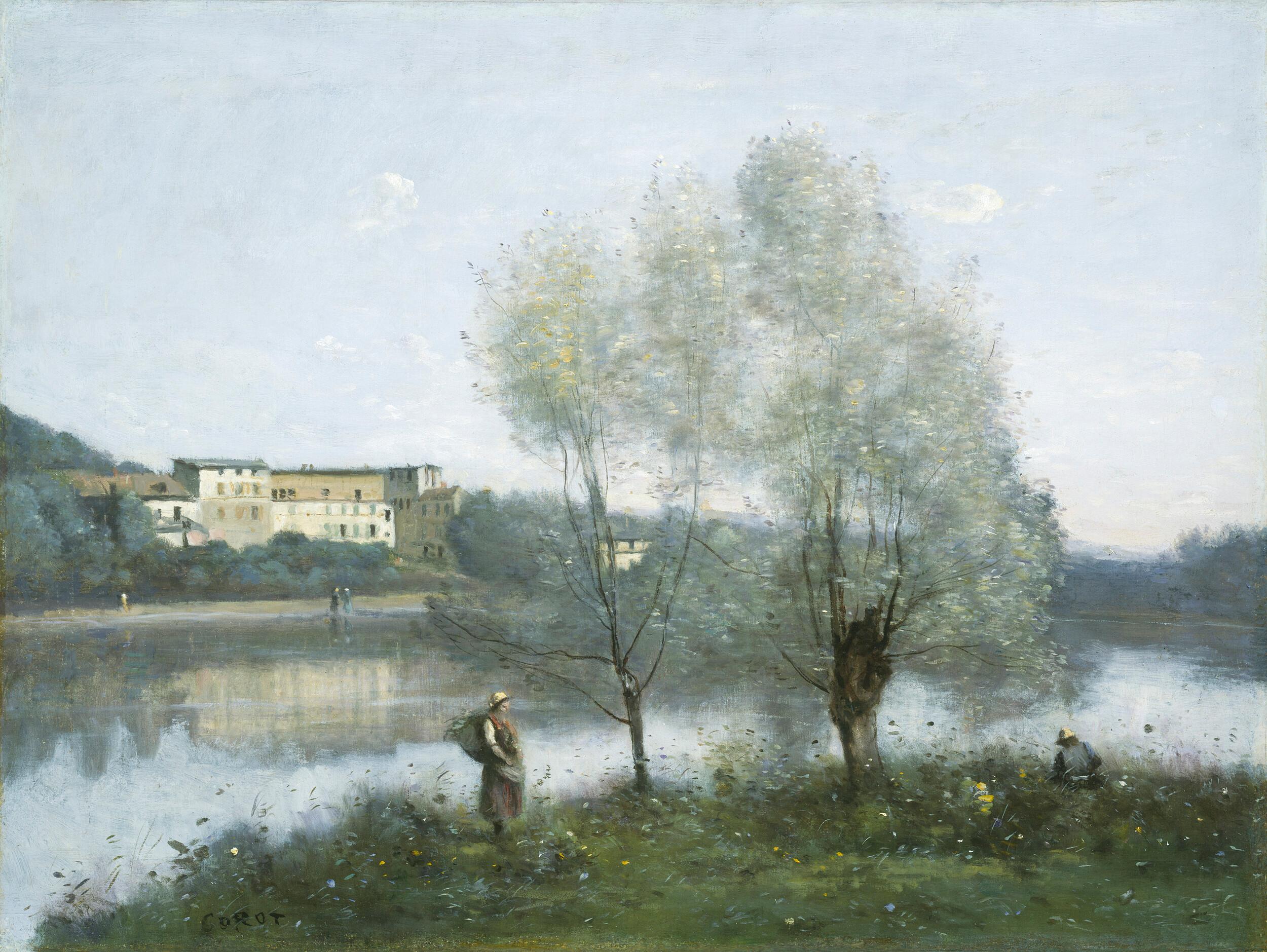 Jean-Baptiste-Camille Corot - The city of Avray 