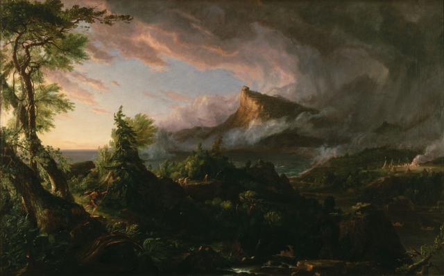 Thomas Cole - The course of the Empire- 1. Savage state