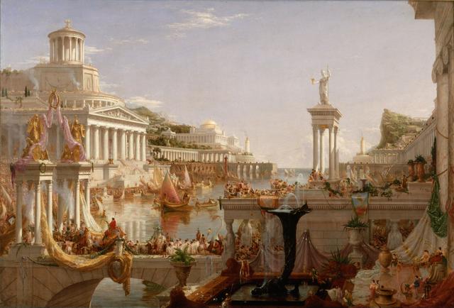 Thomas Cole - The Course of the Empire- 3. Consummation