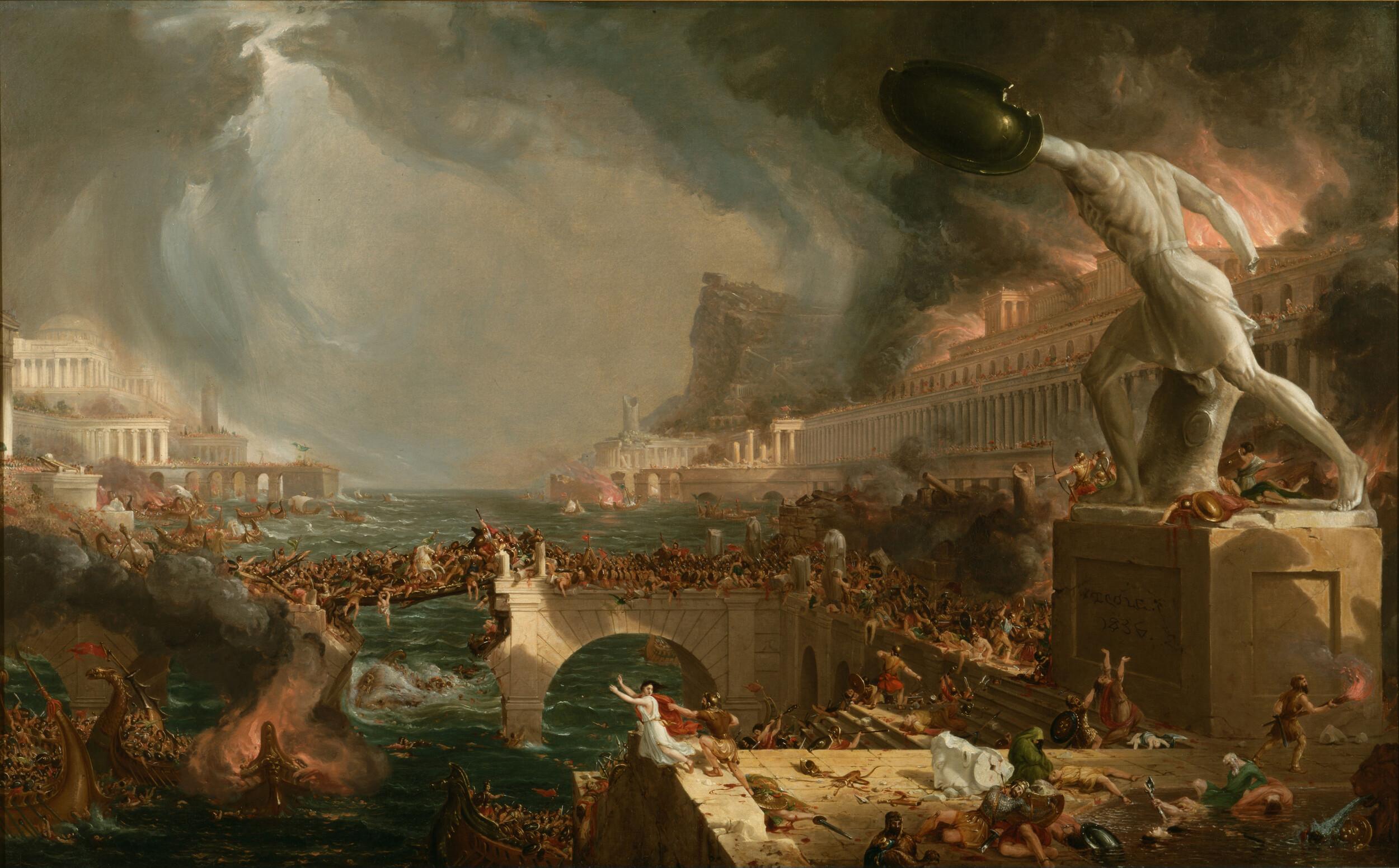 Thomas Cole - The Course of the Empire: 4. Destruction