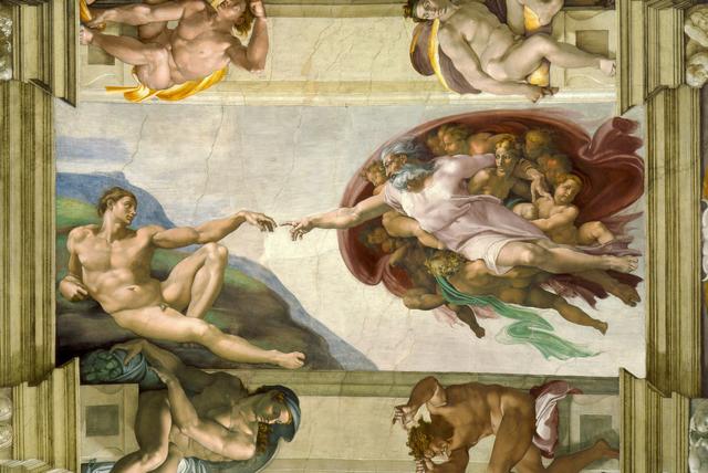 Michelangelo - The creation of Adam