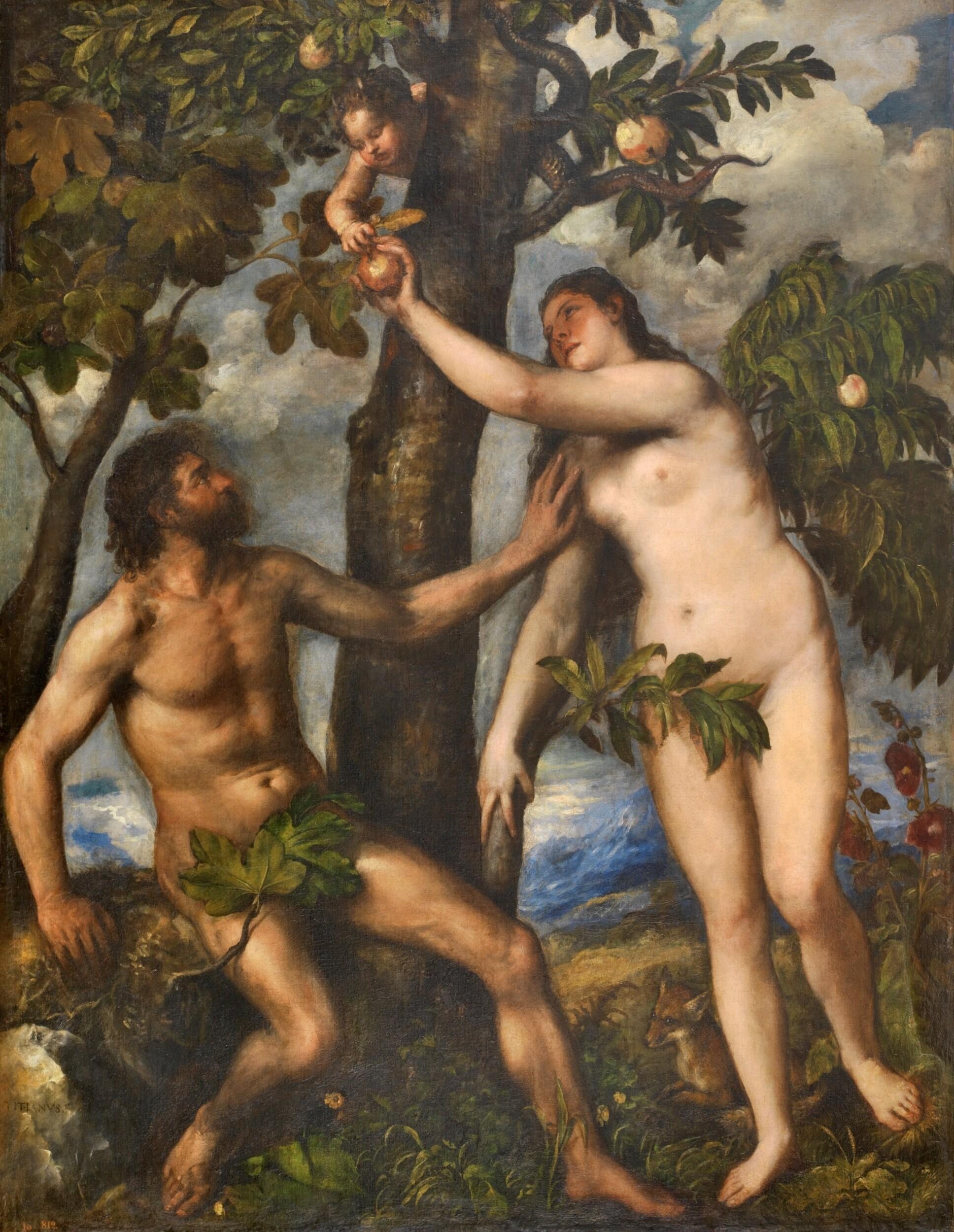  Titian - The fall of Man