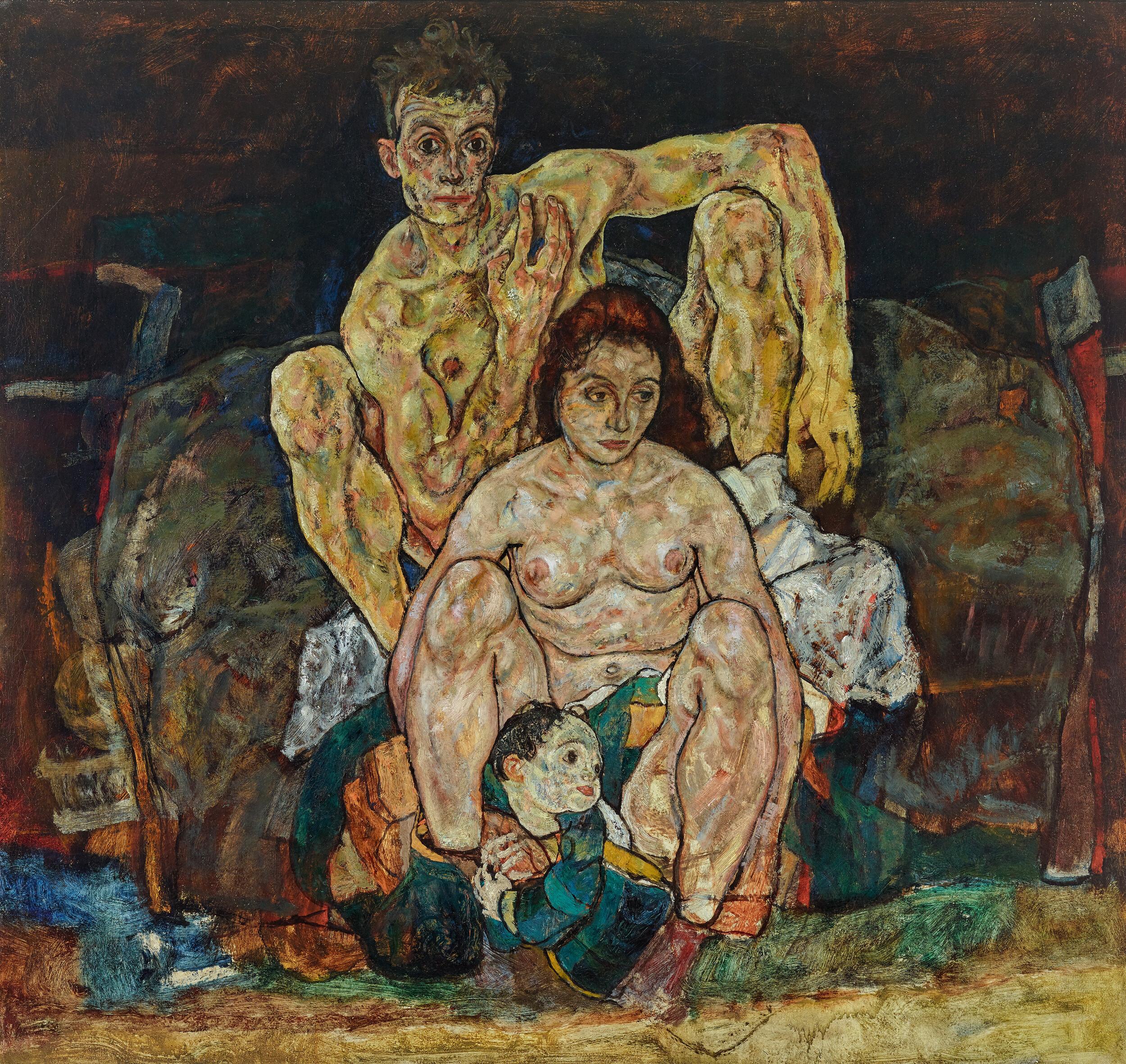 Egon Schiele - The Family