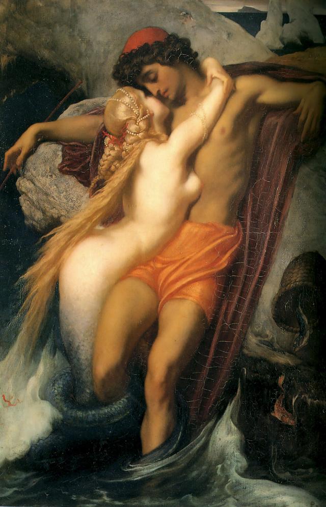 Sir Frederic Leighton - The fisherman and the siren