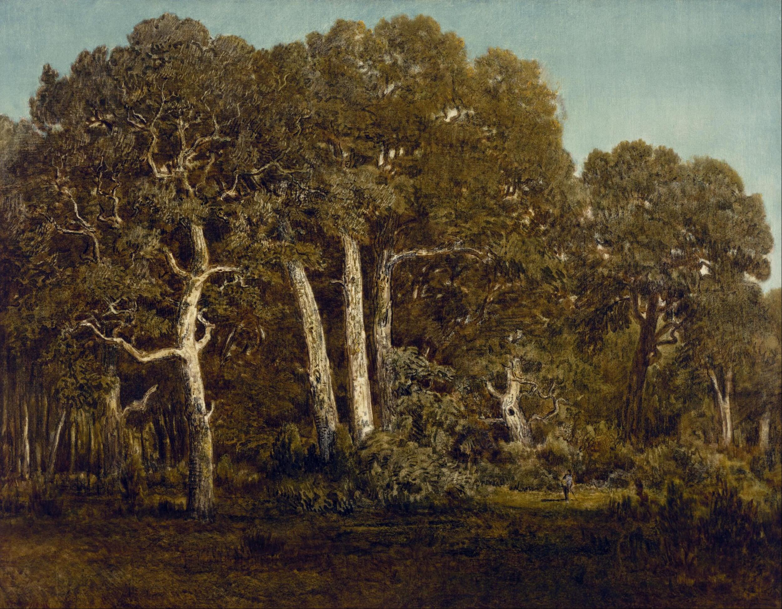 Theodore Rousseau - The great oaks of old Bas-Bréau