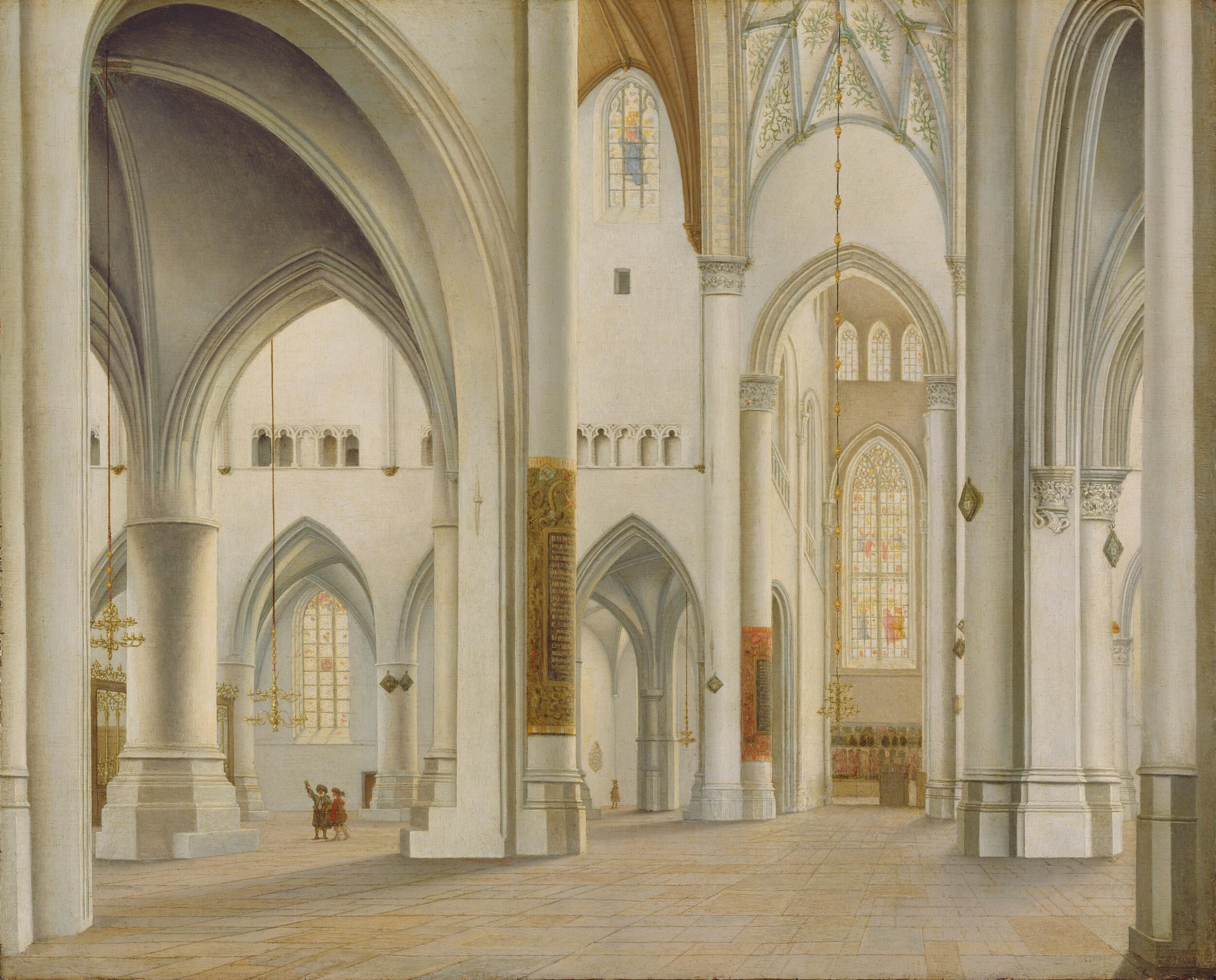 Pieter Jansz Saenredam - The Interior of St. Bavo in Haarlem