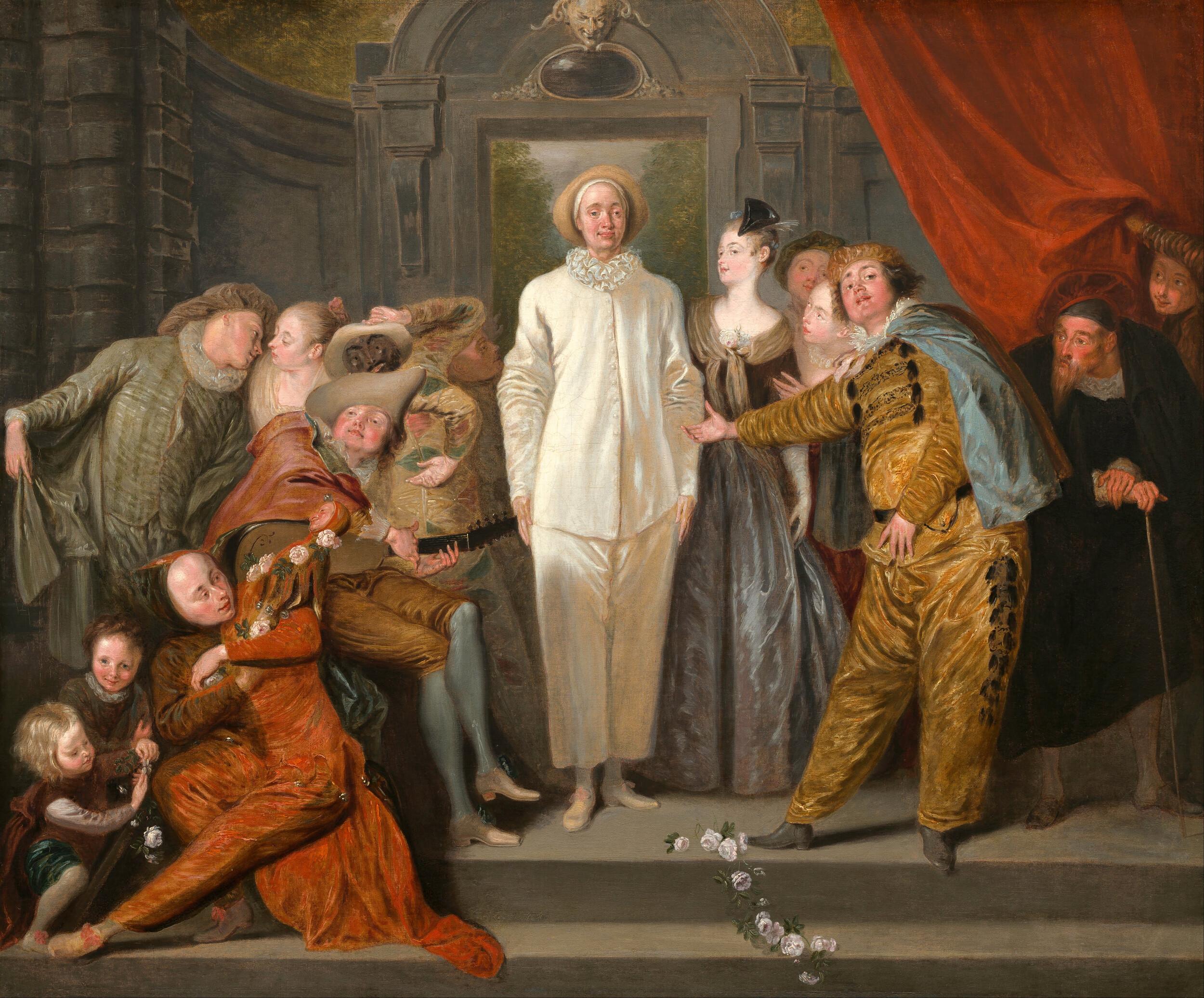 Jean-Antoine Watteau - The Italian comedians