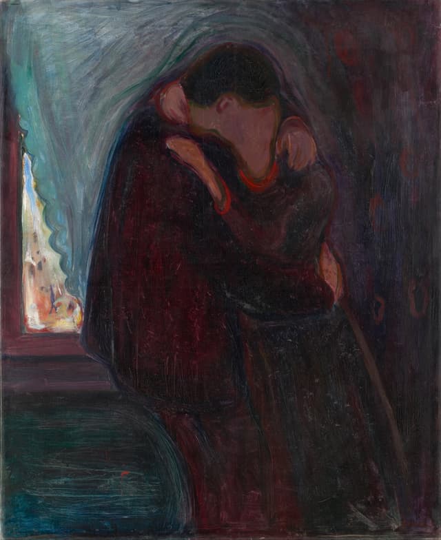 Edvard Munch - The kiss