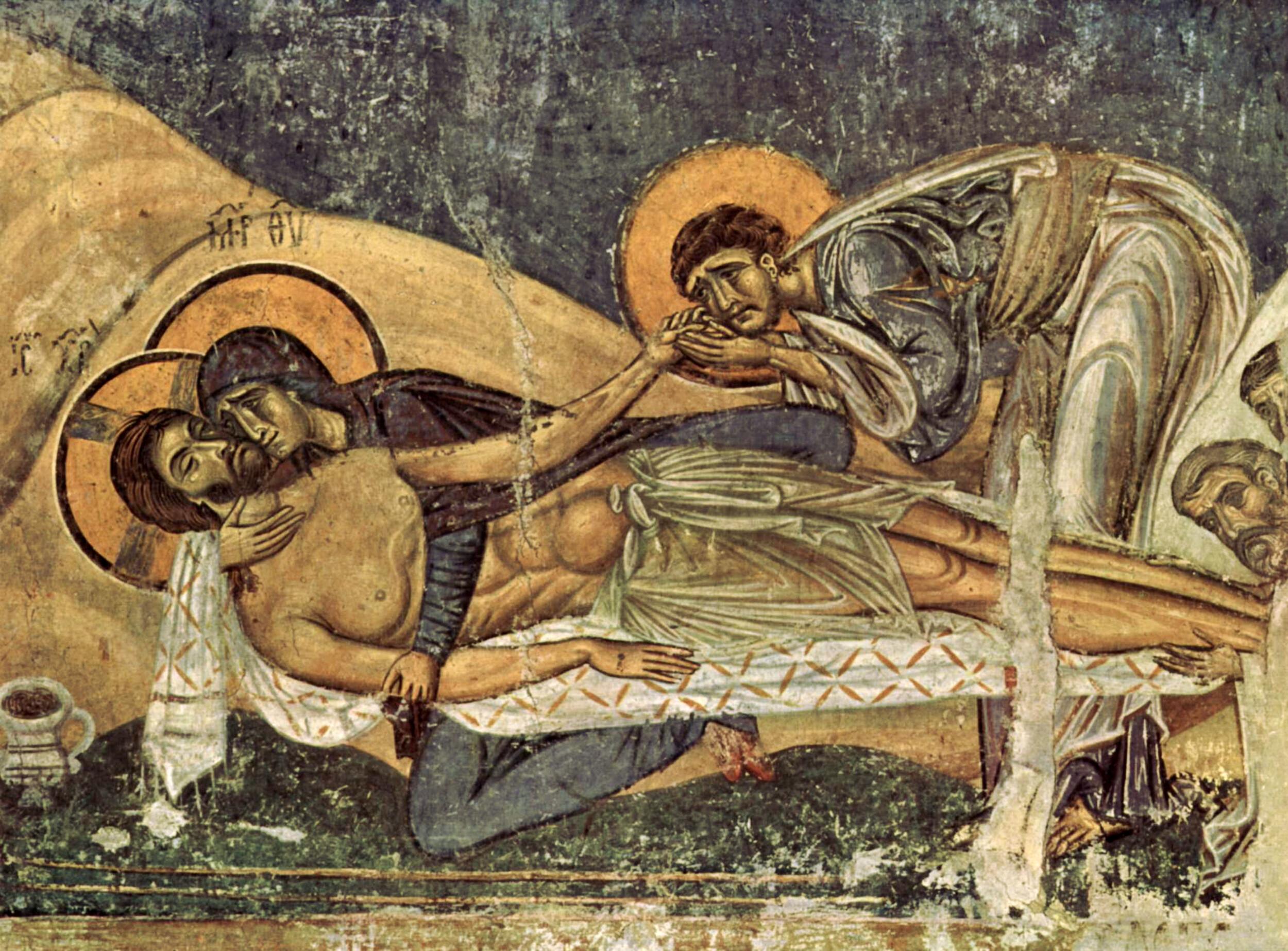 Master from Nerezi - The lamentation over the dead Christ