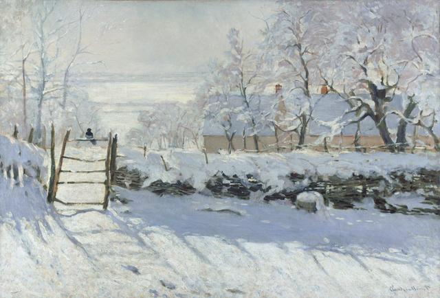 Claude Monet - The magpie