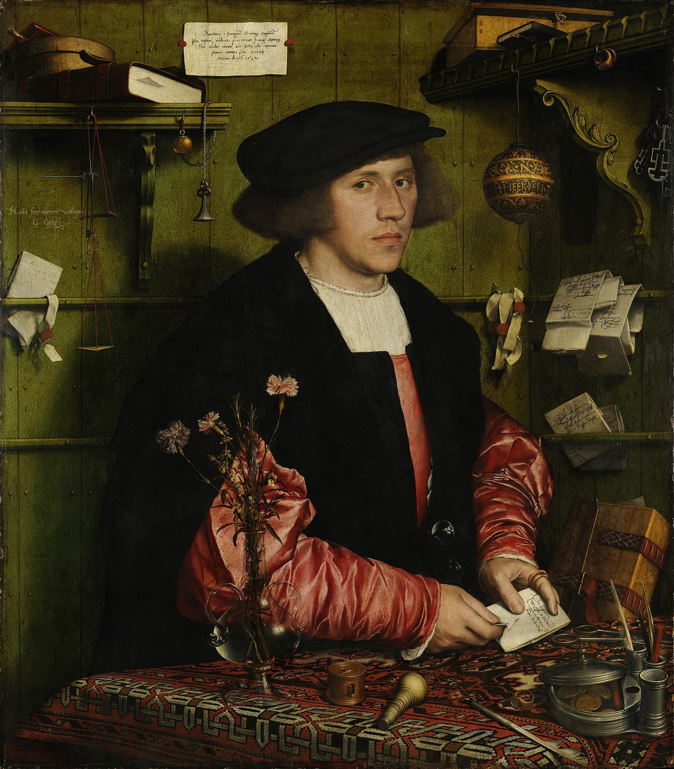 Hans Holbein the Younger  - The merchant Georg Gisze 