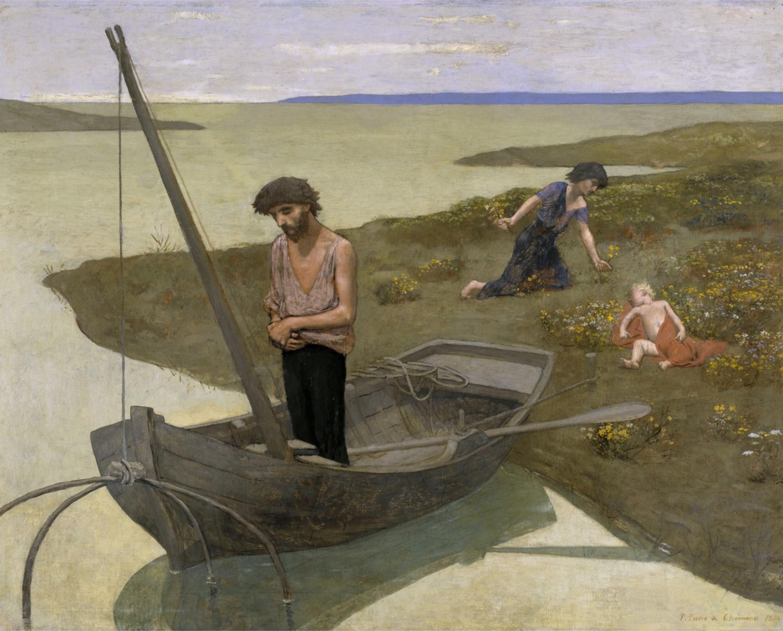 Pierre Puvis de Chavannes  - The poor fisherman