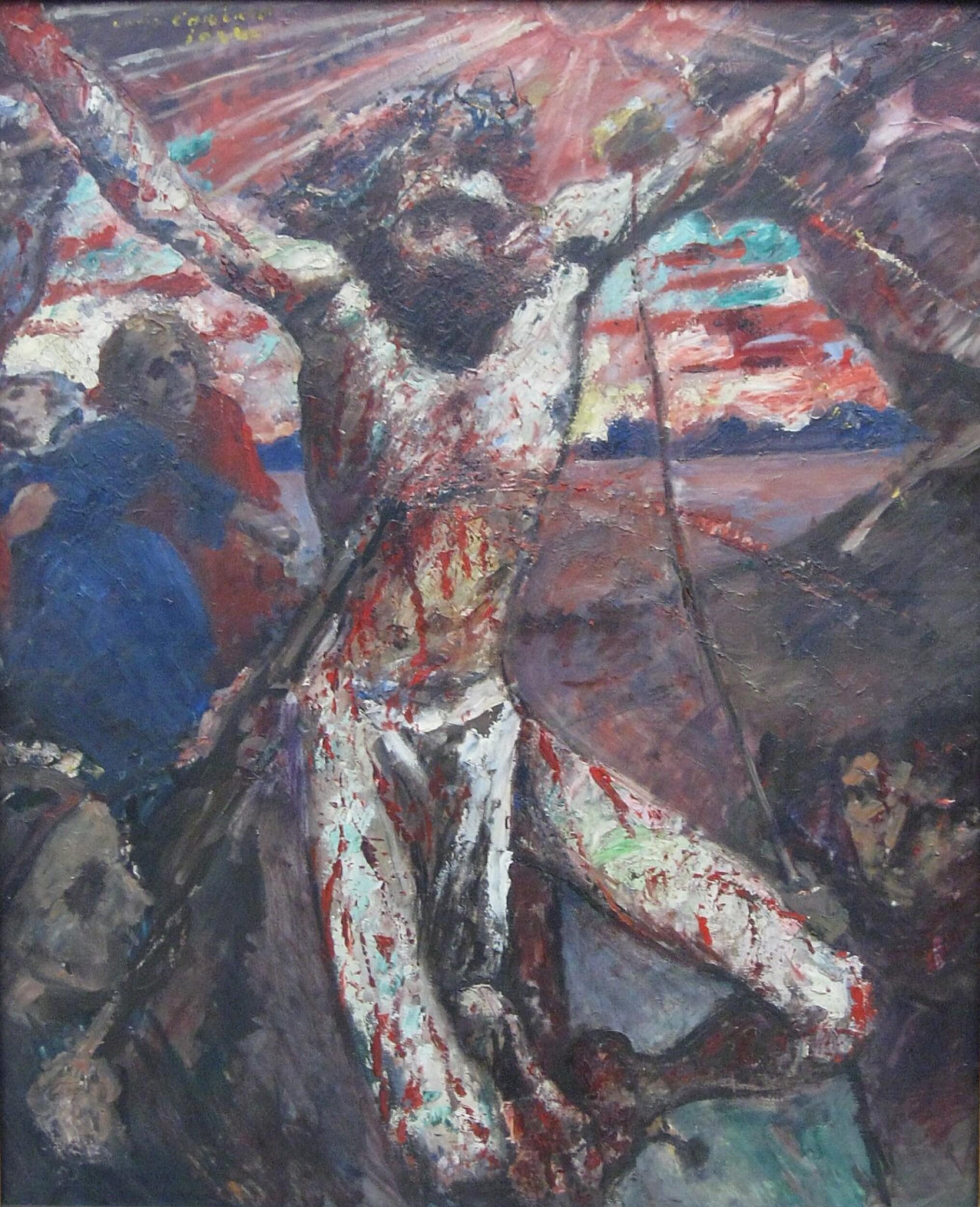 Lovis Corinth - The red Christ