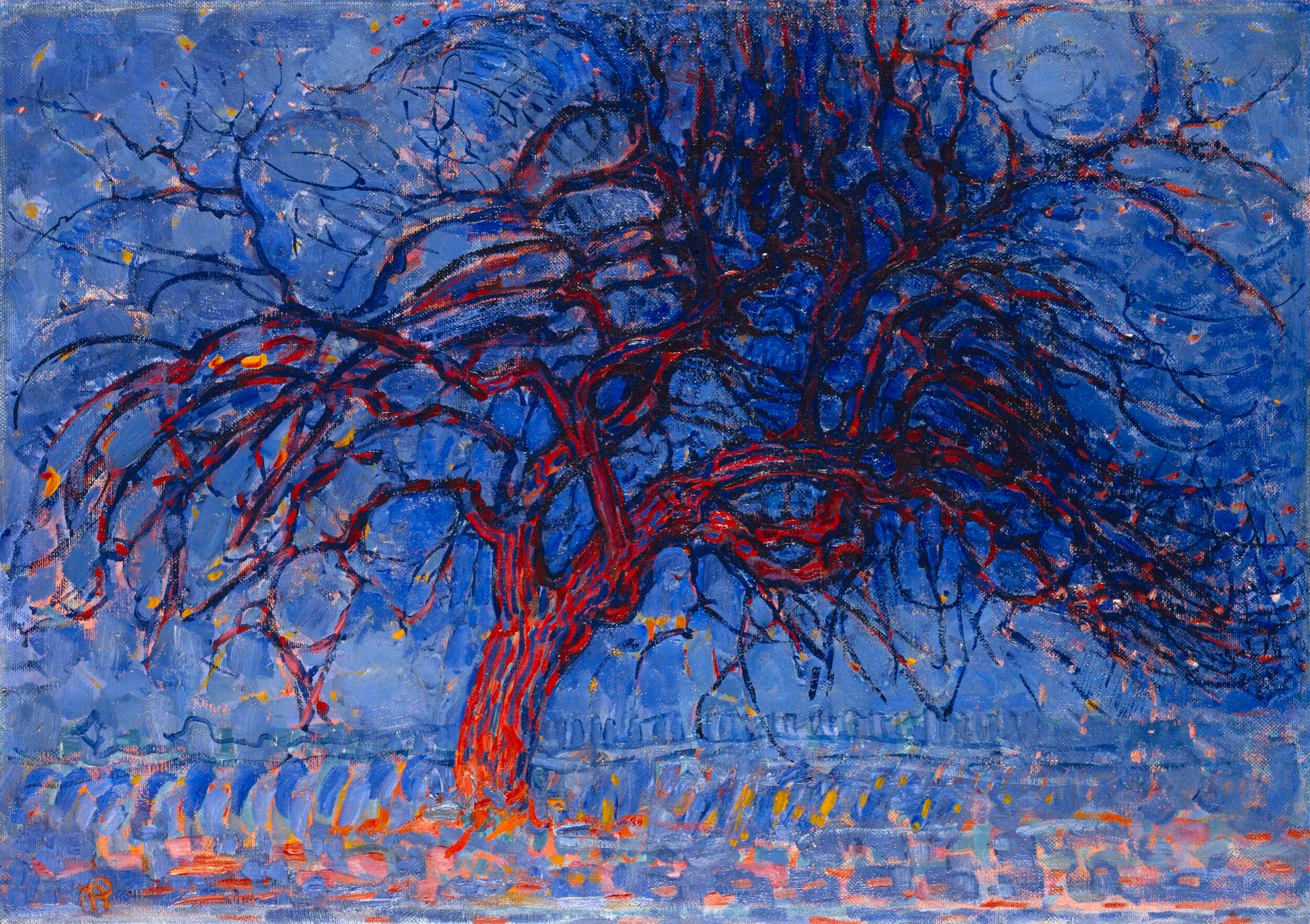 Piet Mondrian - Evening: the red tree