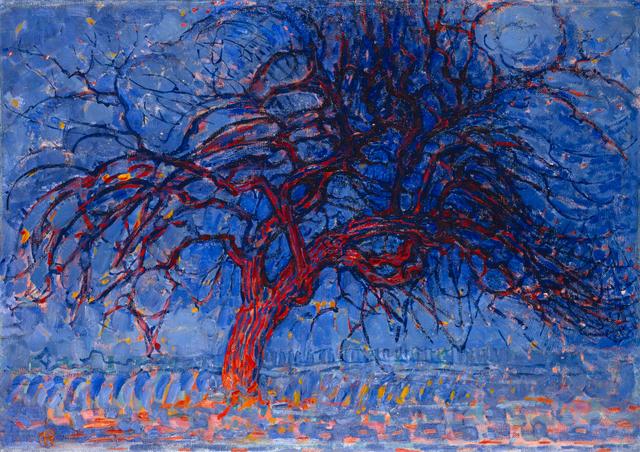 Piet Mondrian - Evening- the red tree