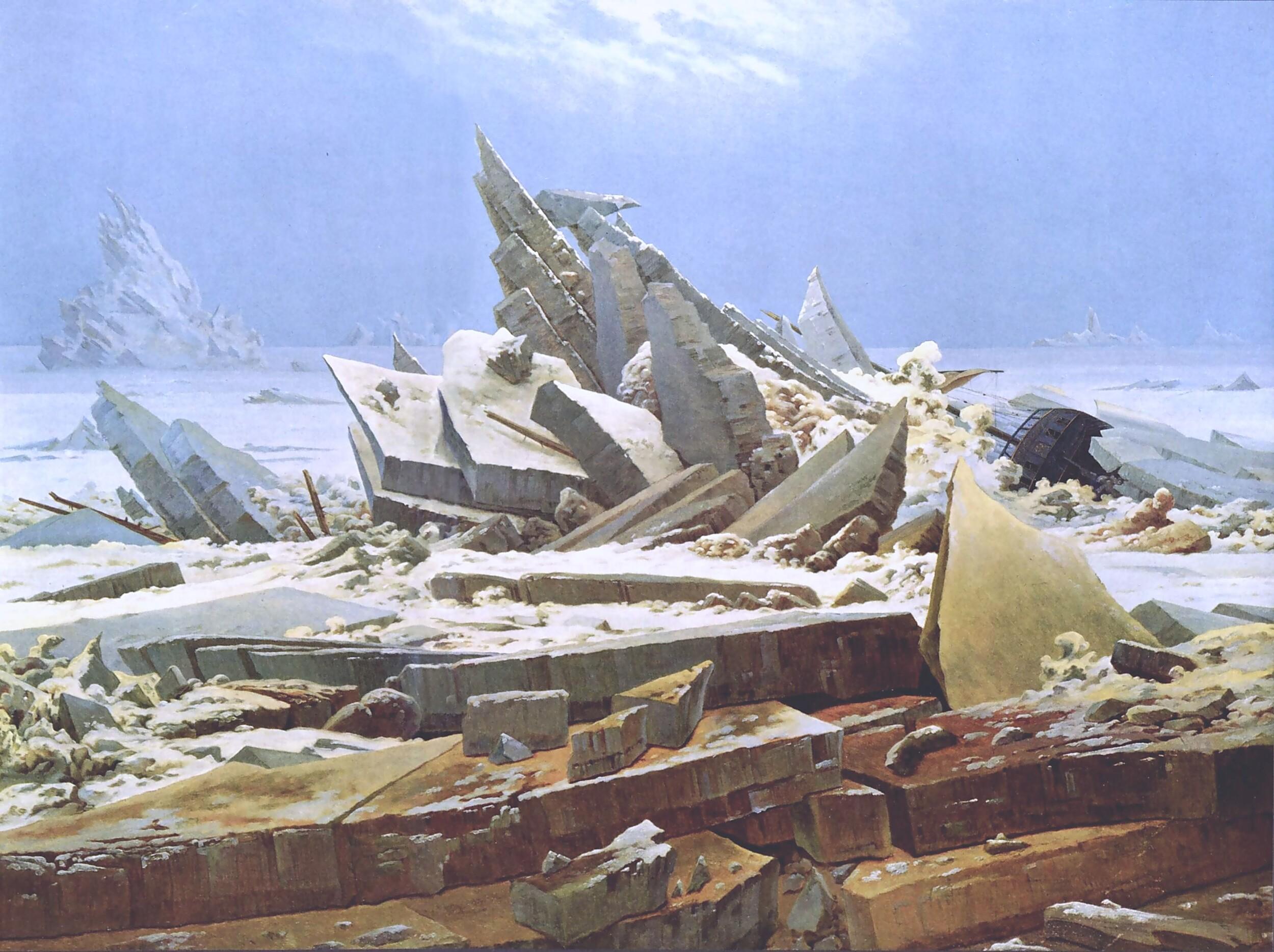 Caspar David Friedrich - The sea of ice