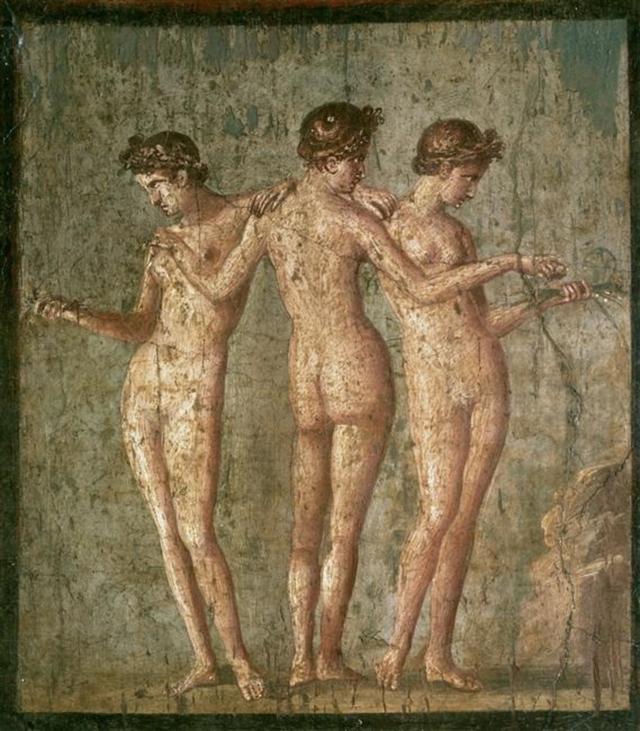 Anonymous - The Three Graces Fresco