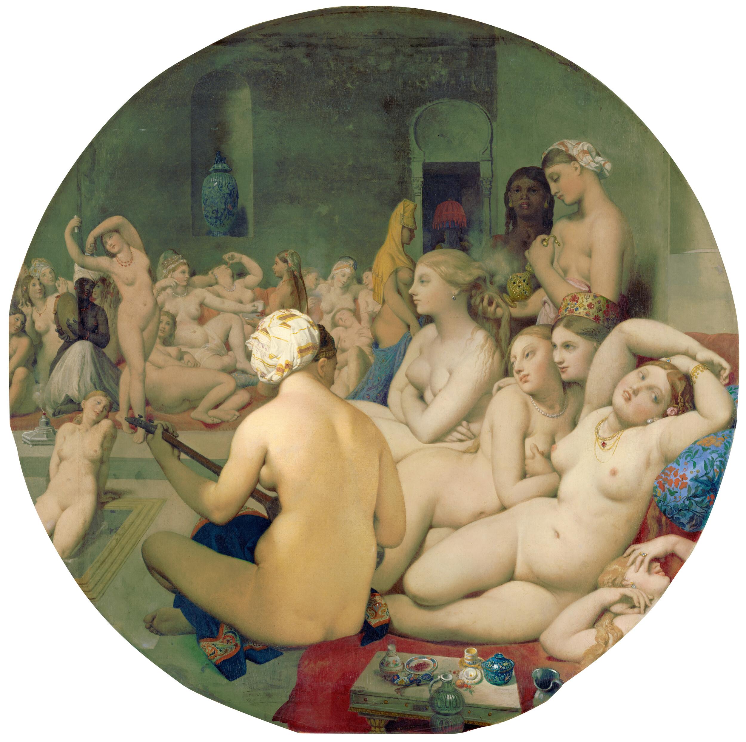 Jean Auguste Dominique Ingres - The Turkish bath