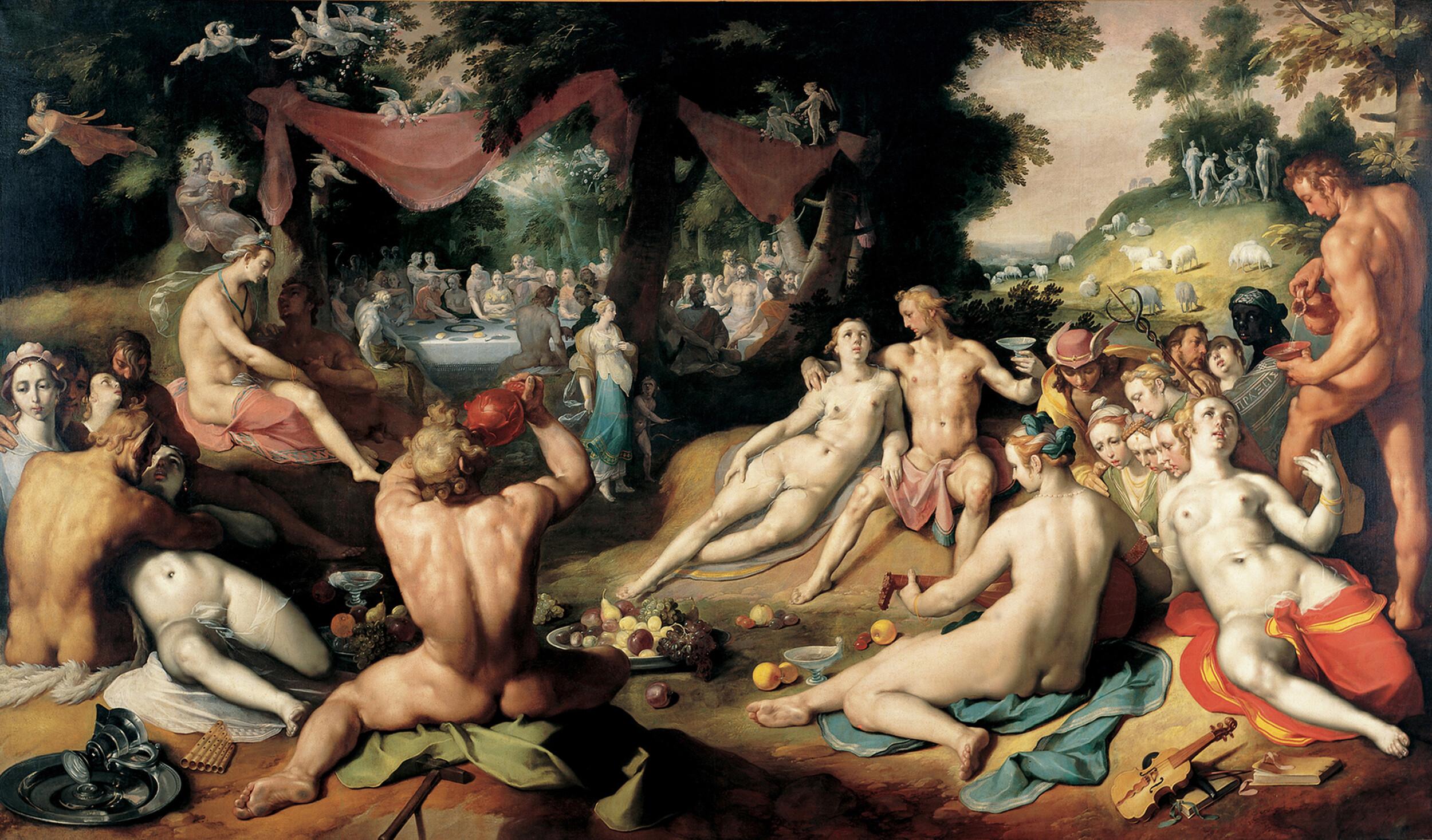 Cornelis Cornelisz van Haarlem - The wedding of Peleus and Thetis