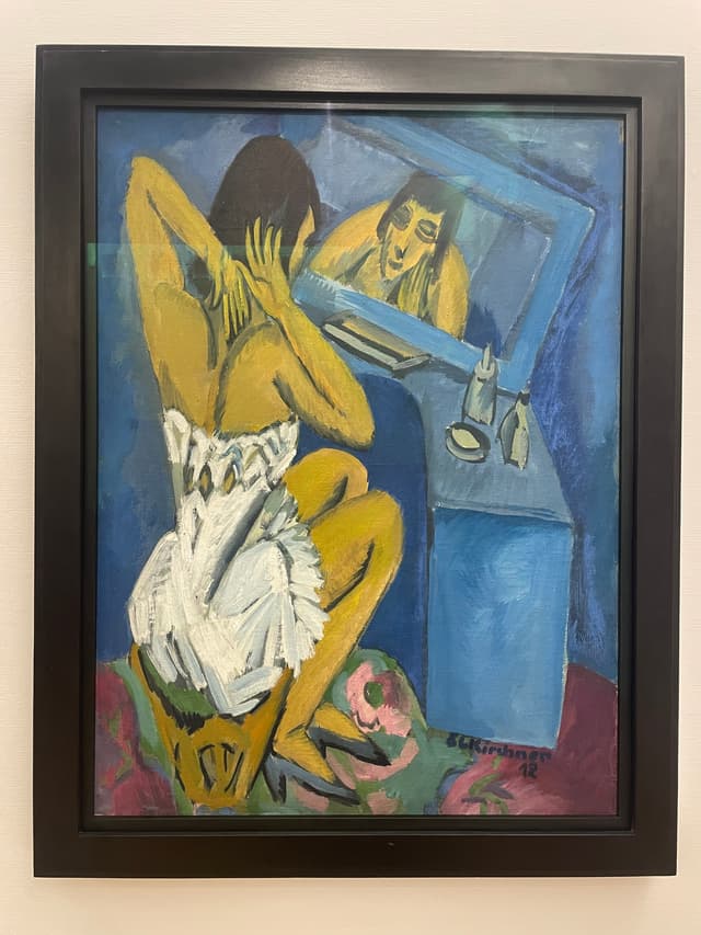 Ernst Ludwig Kirchner - Toilette - Woman in the mirror