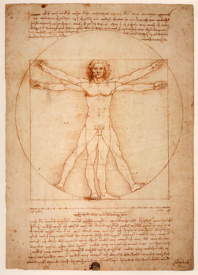 Leonardo da Vinci - Vitruvian man