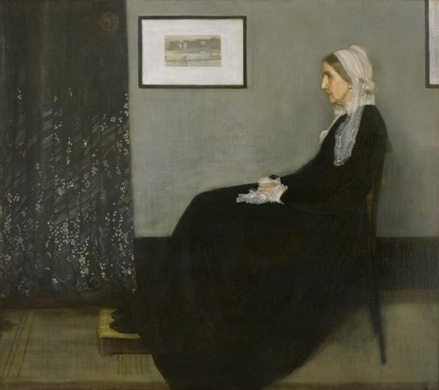 James Abbott McNeill Whistler  - Whistler's mother - Arrangement in grey and black No. 1