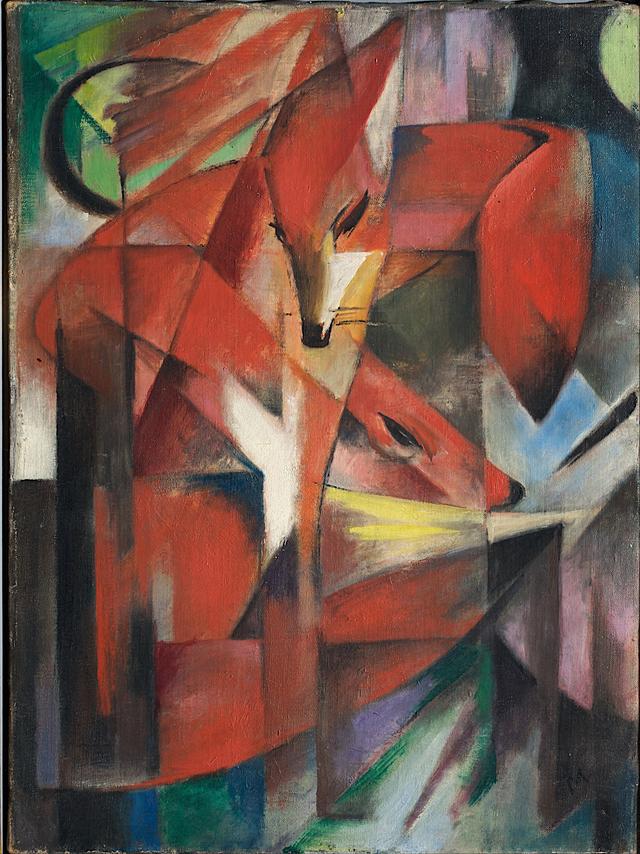 Franz Marc - The foxes