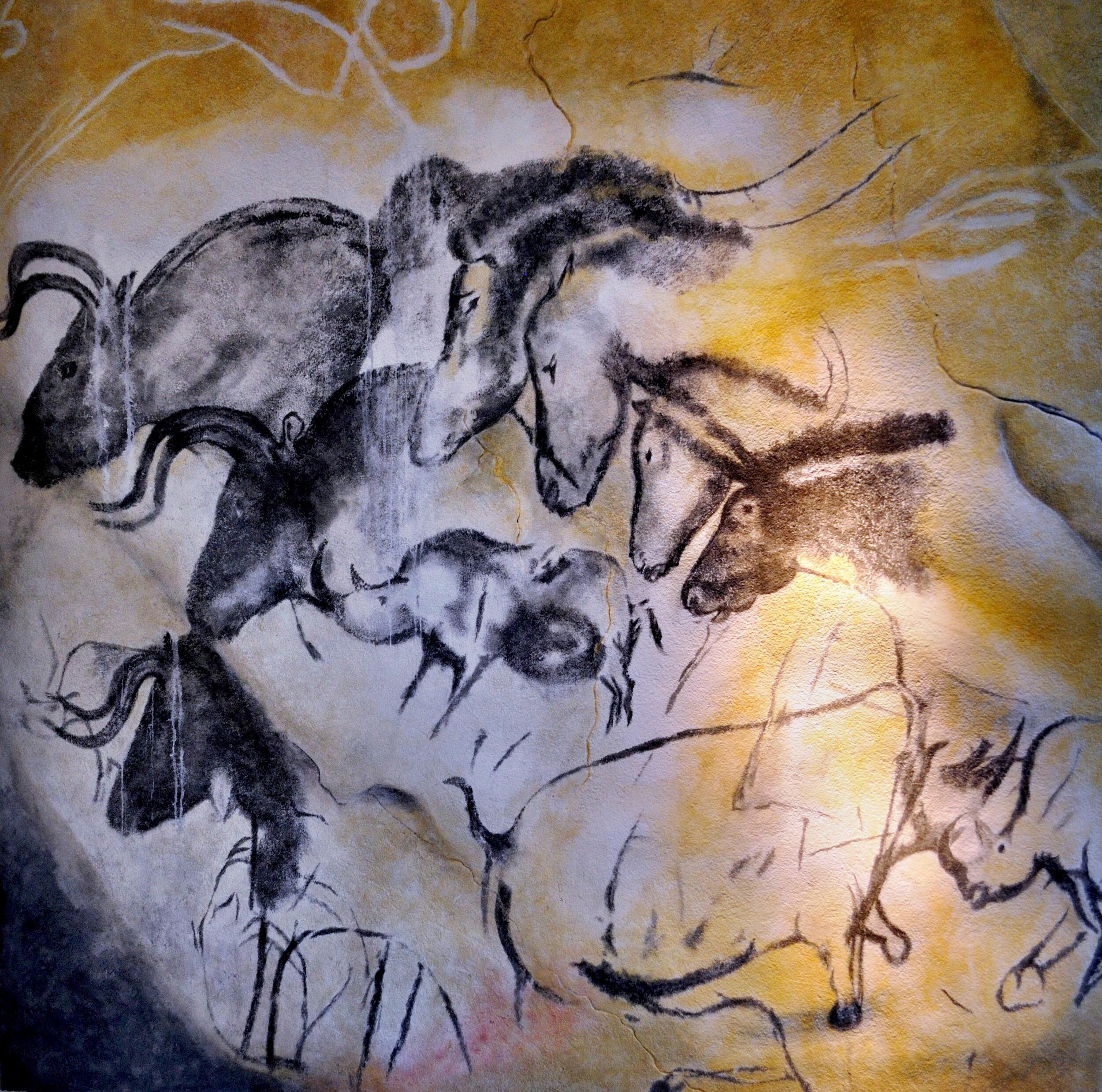  Anonymous - Horses and rhinocéroses of the Chauvet Cave