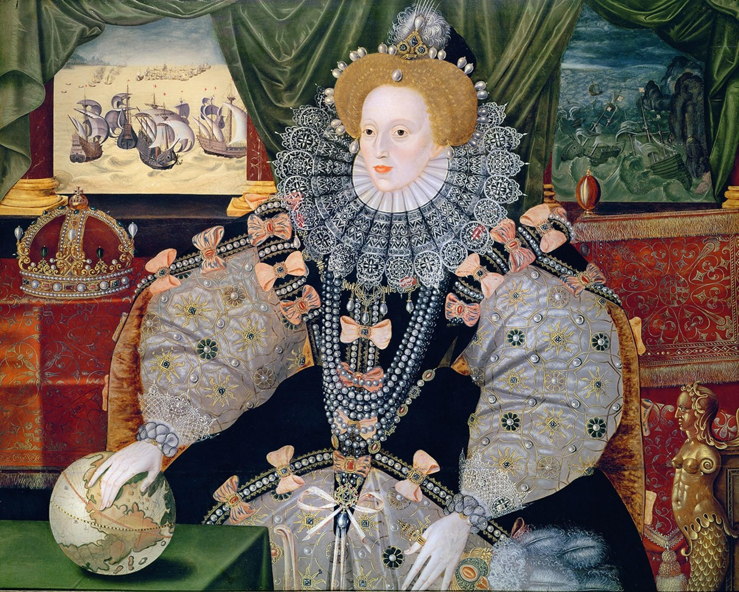  Anonymous - Portrait of Elizabeth I of England, the Armada Portrait