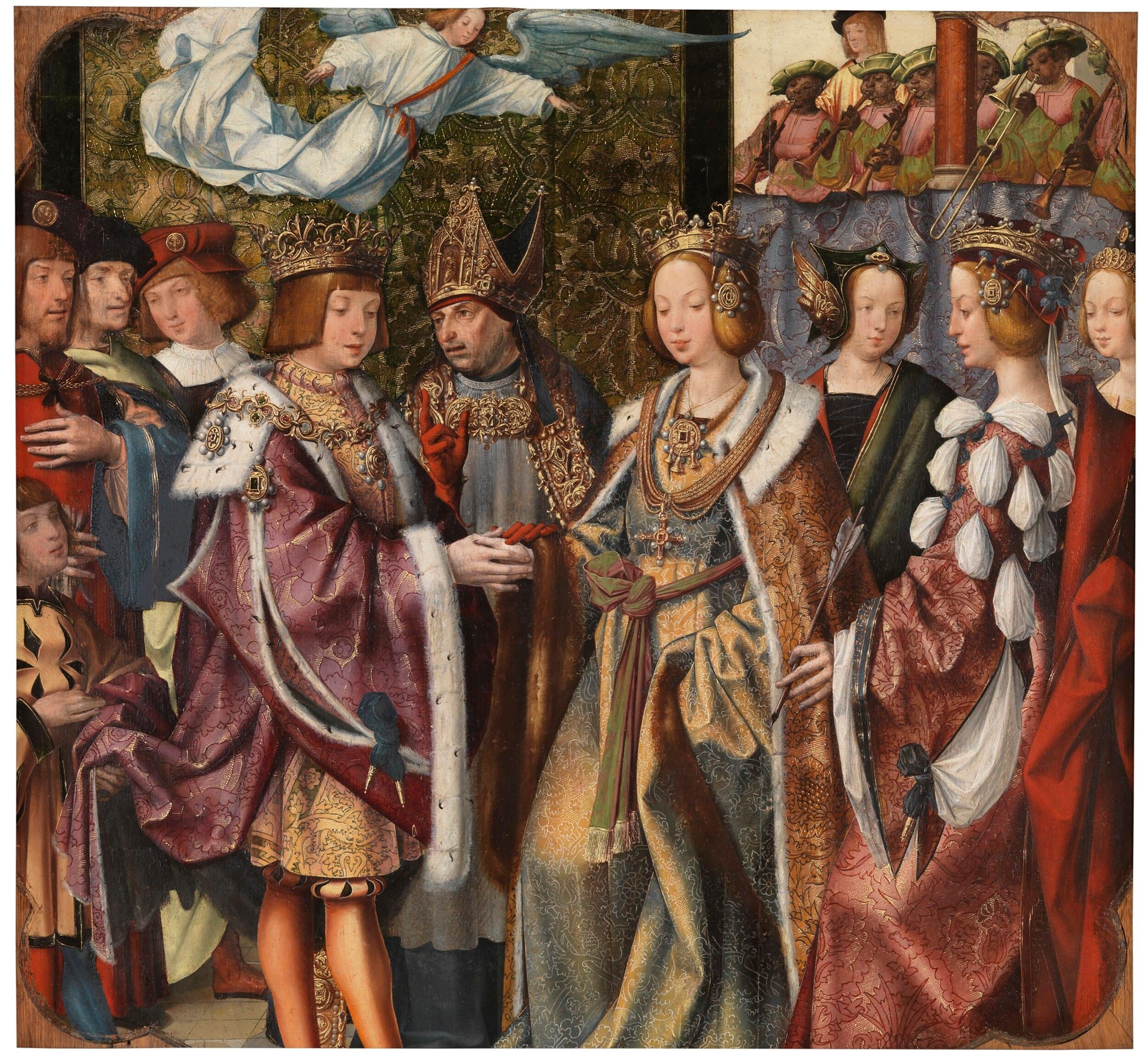  Anonymous - Marriage of Saint Ursula to Prince Conan (Saint Auta altarpiece)