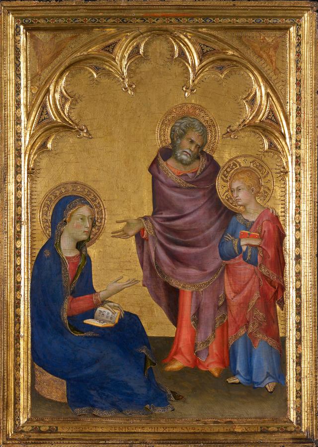 Simone Martini - Christ discovered in the Temple