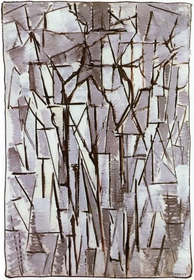 Piet Mondrian - Composition trees II