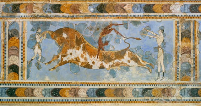 Anonymous - Fresco of the Bull Leaping of Knossos (-1500)