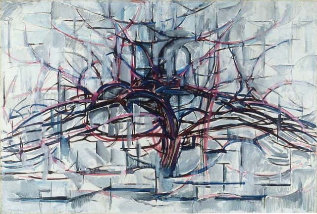 Piet Mondrian - Horizontal tree