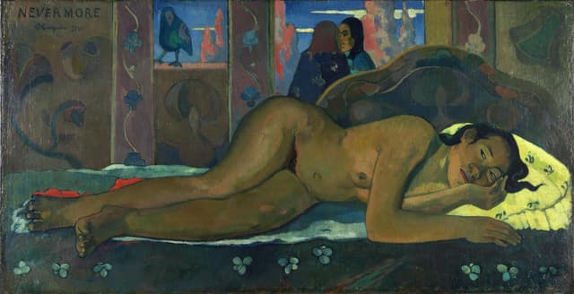 Paul Gauguin - Nevermore (1897)