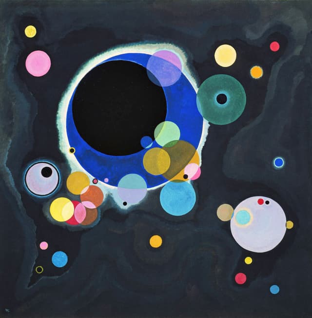 Wassily Kandinsky - Several circles