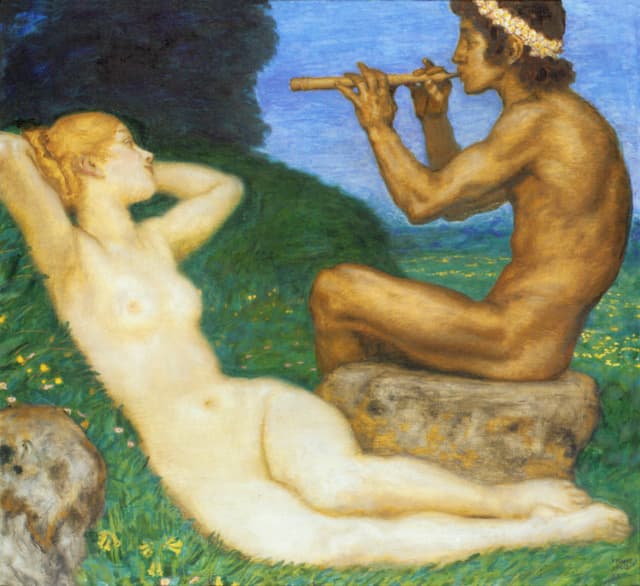 Franz von Stuck - Springtime of Love (1917)