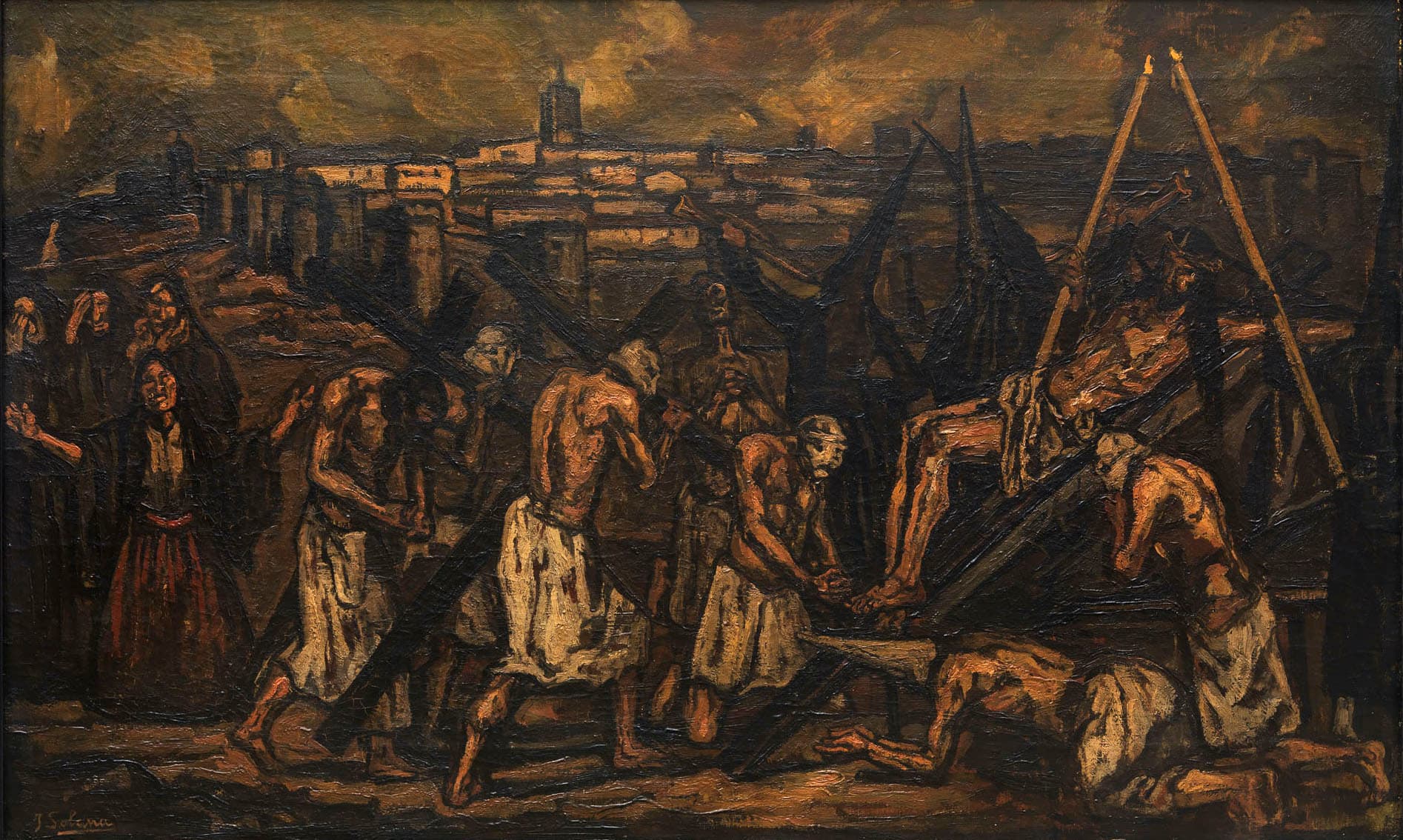 Jose Romano Gutierrez Solana - The Flagellants