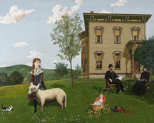 Edwin Romanzo Elmer - Mourning Picture (1890)